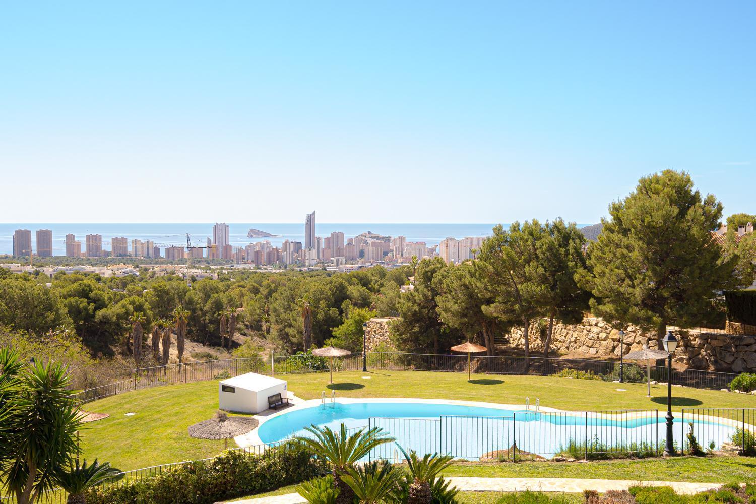 Bahia Vista - Chalet Adosado Con Vista Al Mar Villa Finestrat Exterior photo