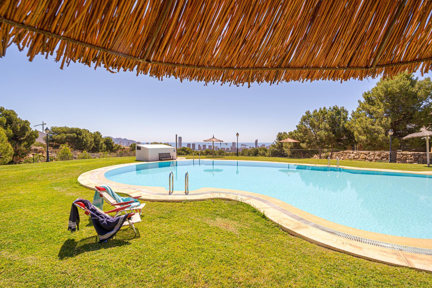 Bahia Vista - Chalet Adosado Con Vista Al Mar Villa Finestrat Exterior photo